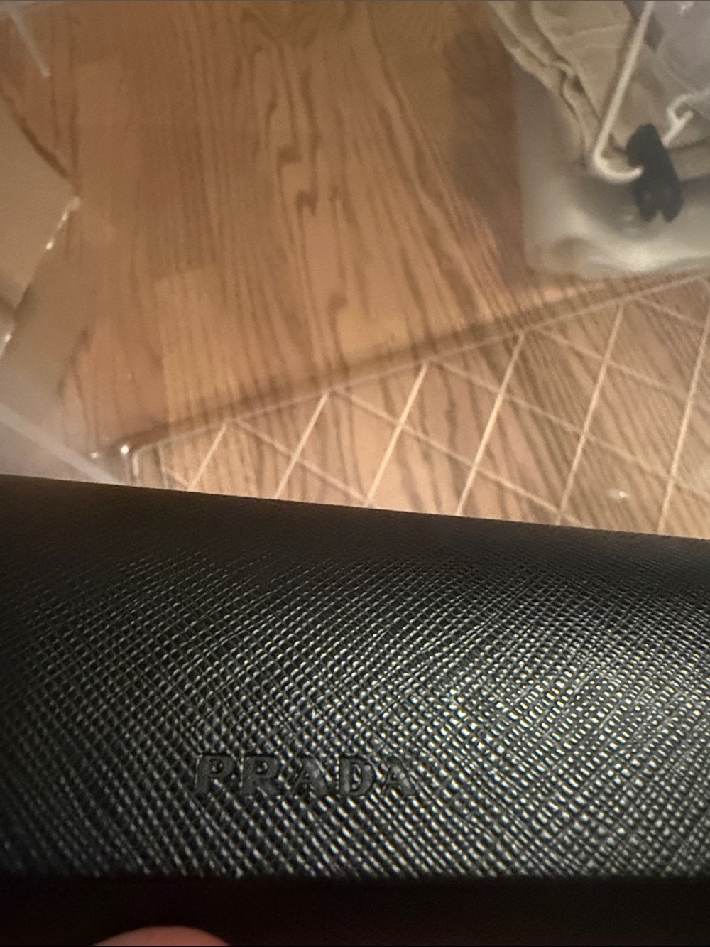 Prada Black Saffiano Leather case